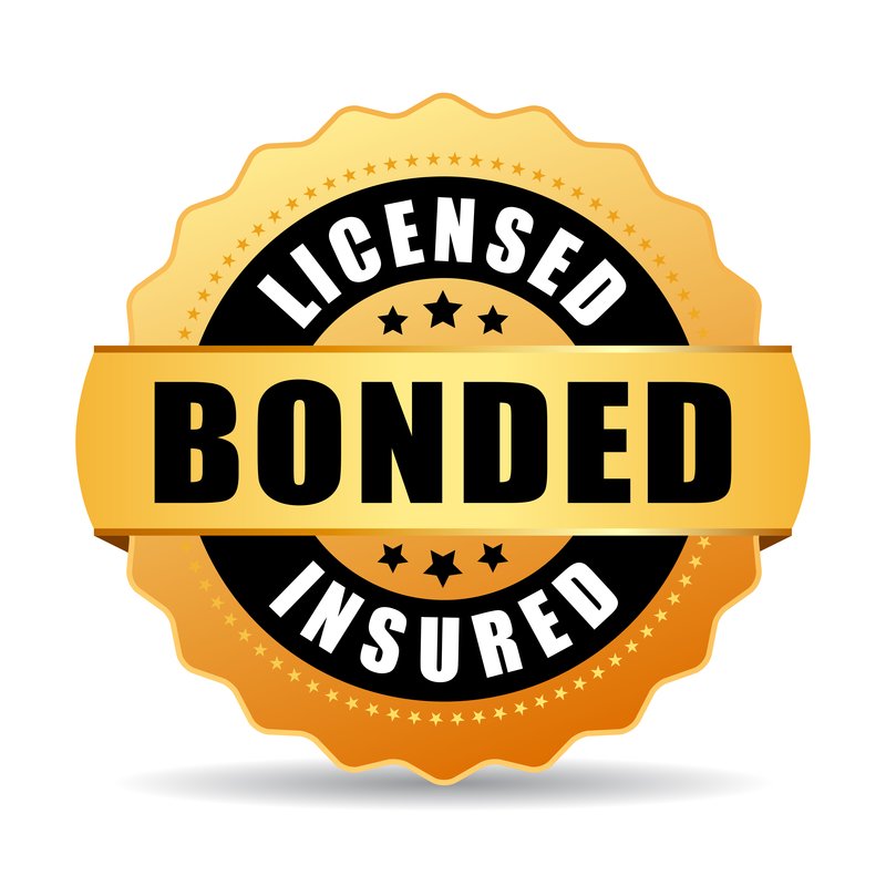 Bonded licensed insured